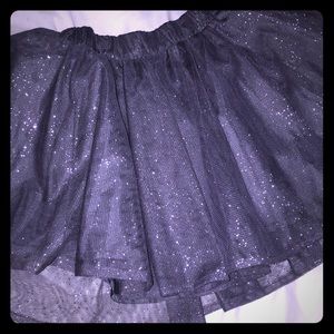 Sparkly gray skirt